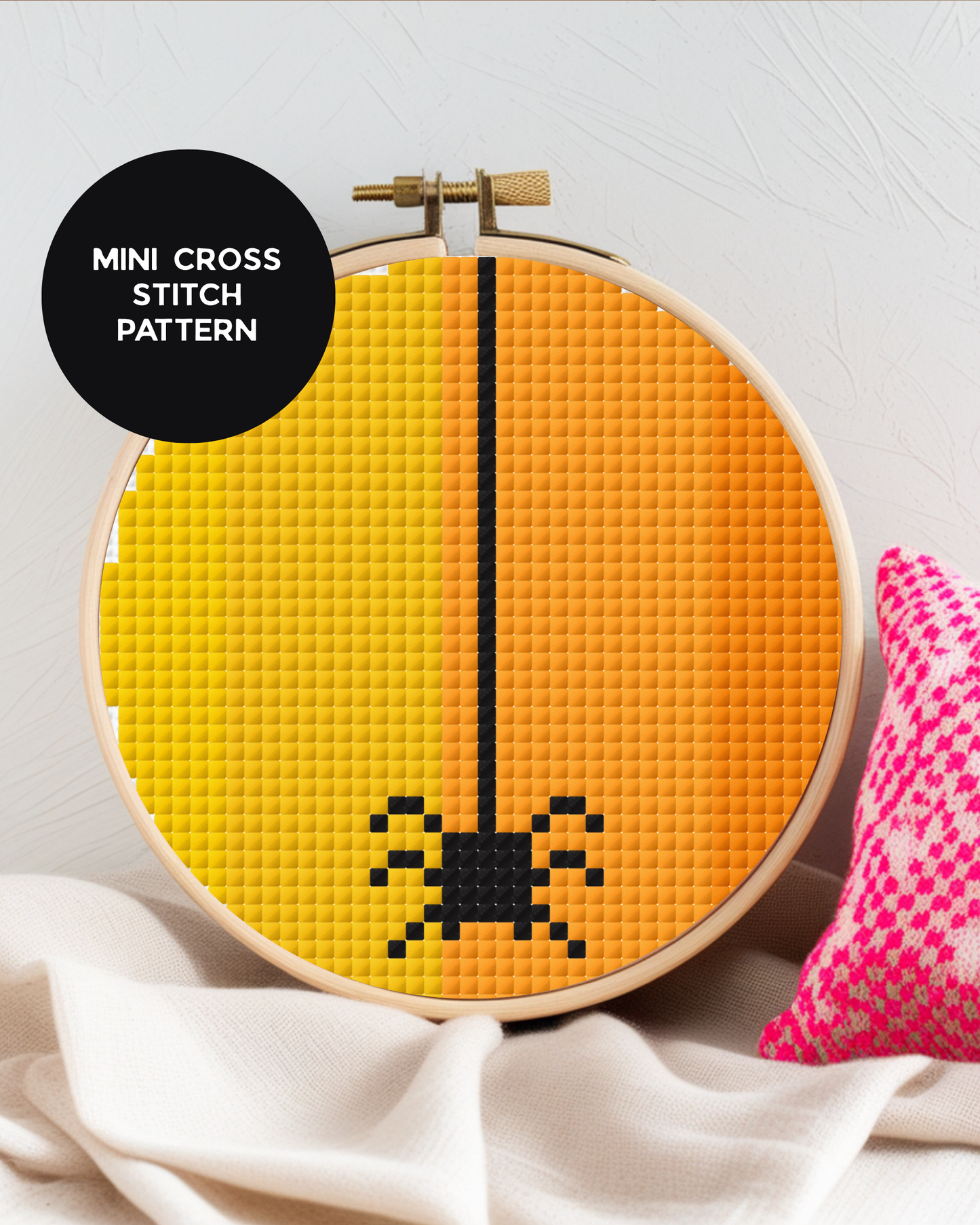Mini Halloween Spider Cross Stitch Pattern
