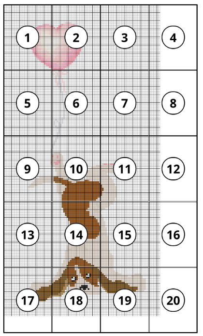 Basset Hound Cross Stitch Pattern