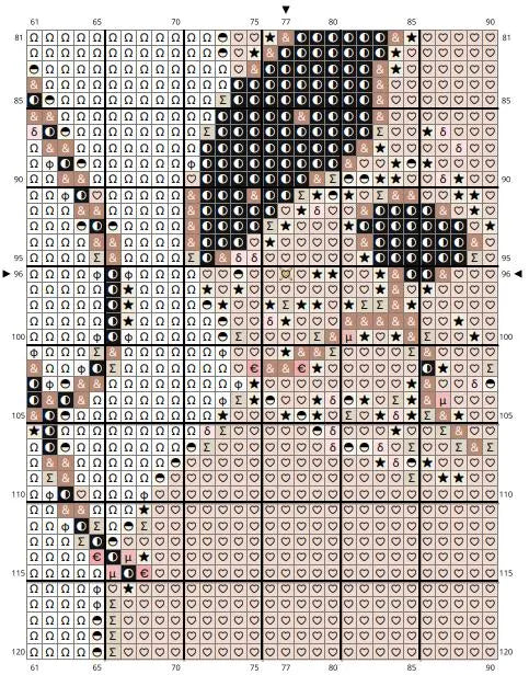 French Bulldog Cross Stitch Design