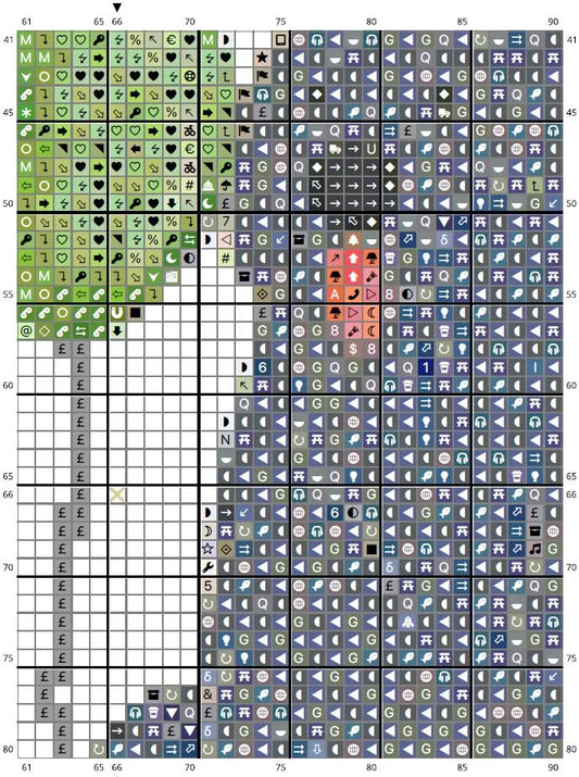 Irish Wolfhound Cross Stitch Pattern