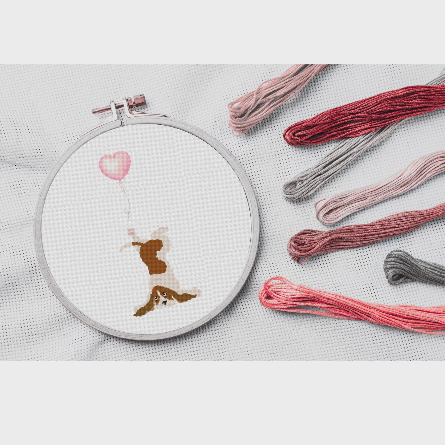 Basset Hound Cross Stitch Pattern