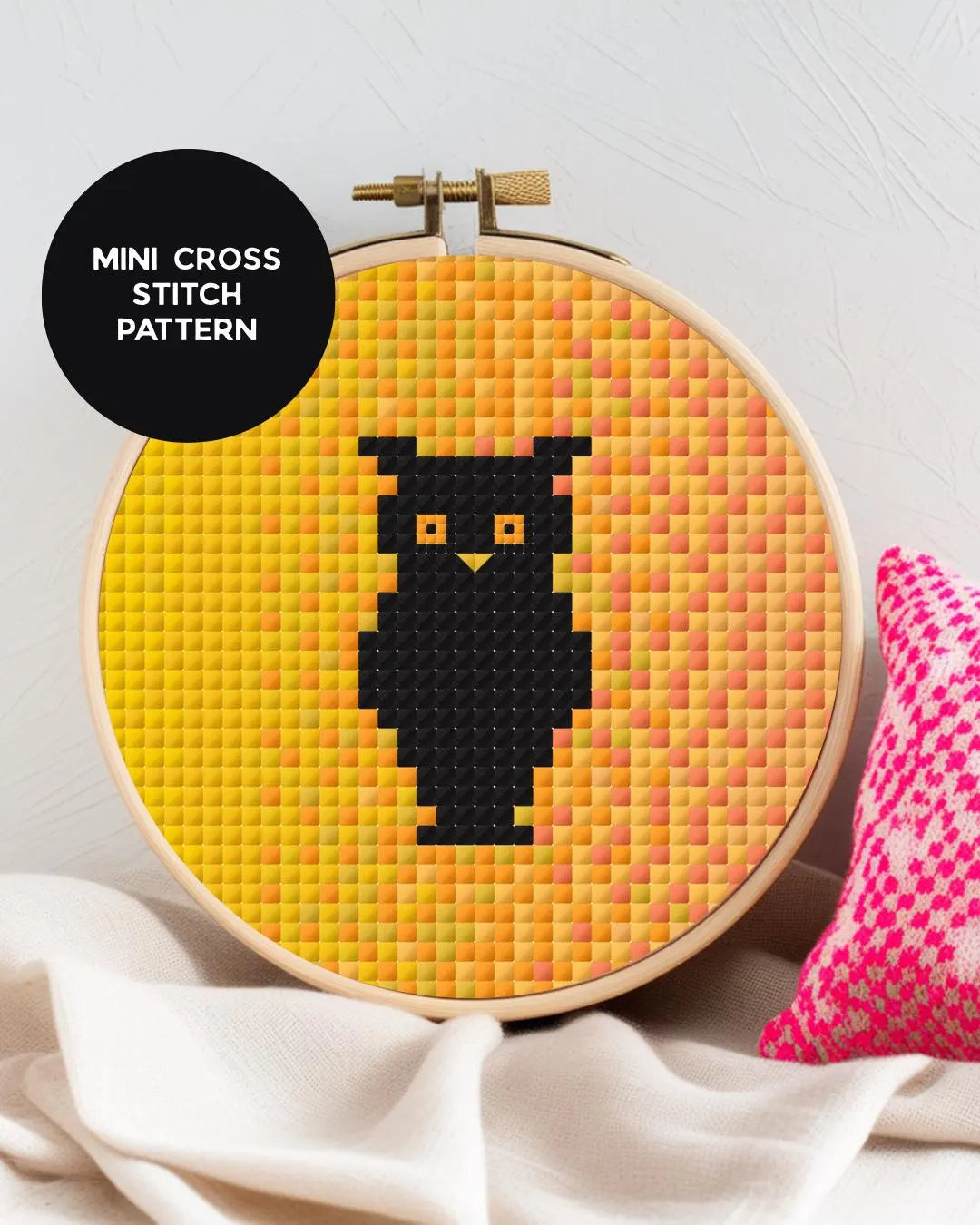 Mini Owl Cross Stitch Pattern