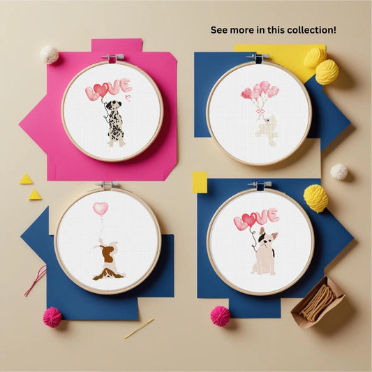 Dalmatian Cross Stitch Pattern