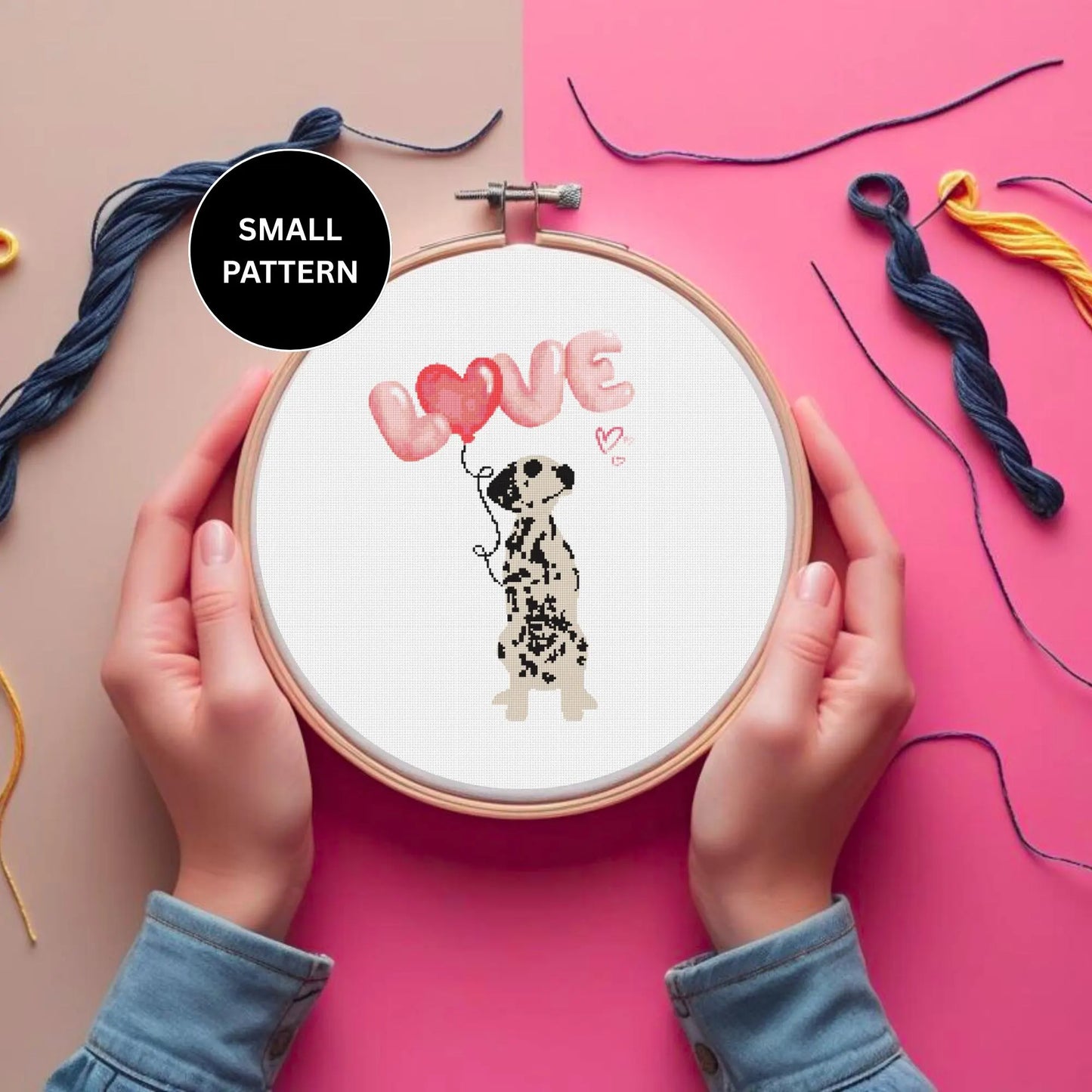 Dalmatian Cross Stitch Pattern