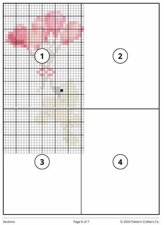 Mini Poodle Cross Stitch Pattern – Cute Dog PDF