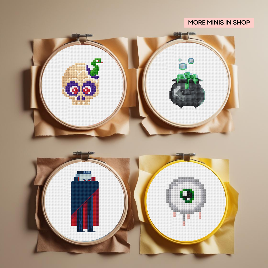 How It's Made: Spooky Cute Cross Stitch Patterns for Beginner Stitchers