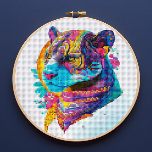 Jaguar Spirit Animal Cross Stitch