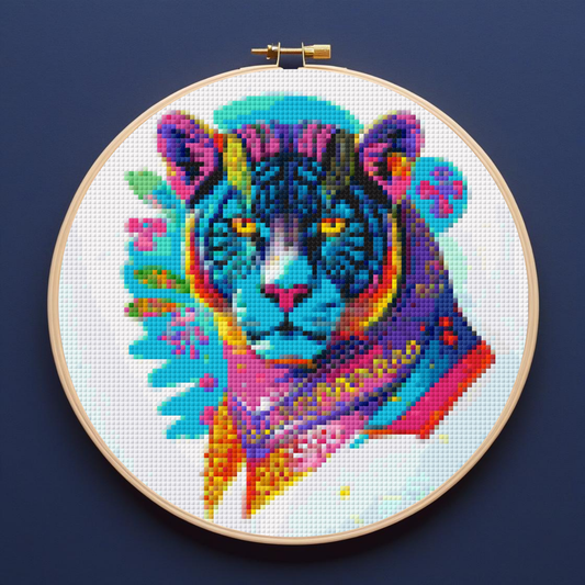Day of the Dead Tiger – Cross Stitch Pattern