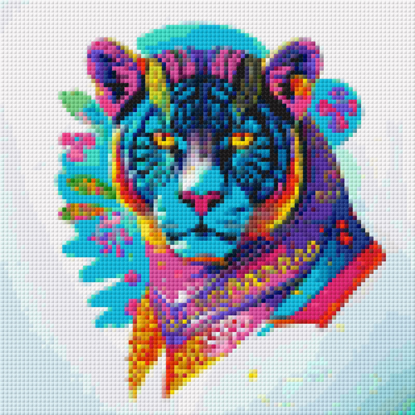 Day of the Dead Tiger – Cross Stitch Pattern