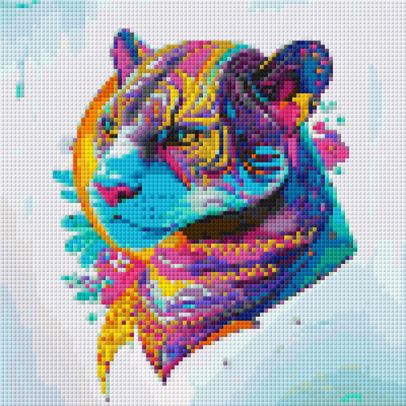 Jaguar Spirit Animal Cross Stitch