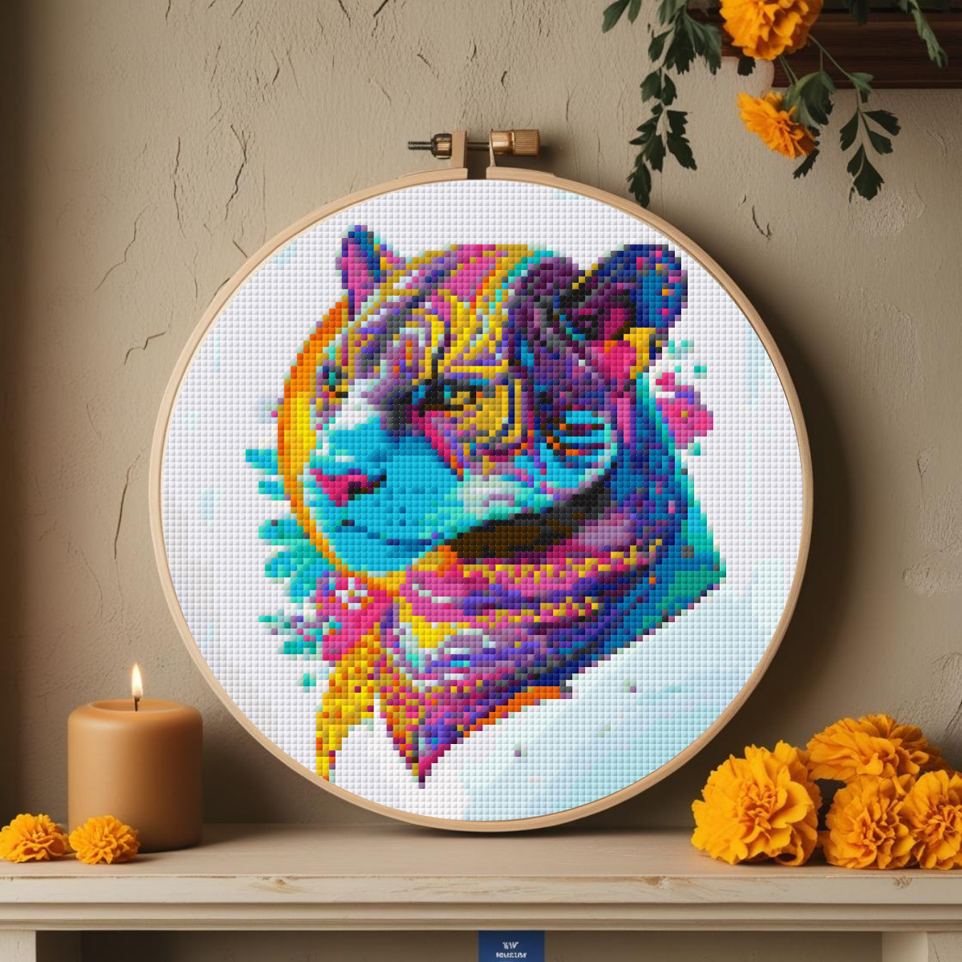 Jaguar Spirit Animal Cross Stitch