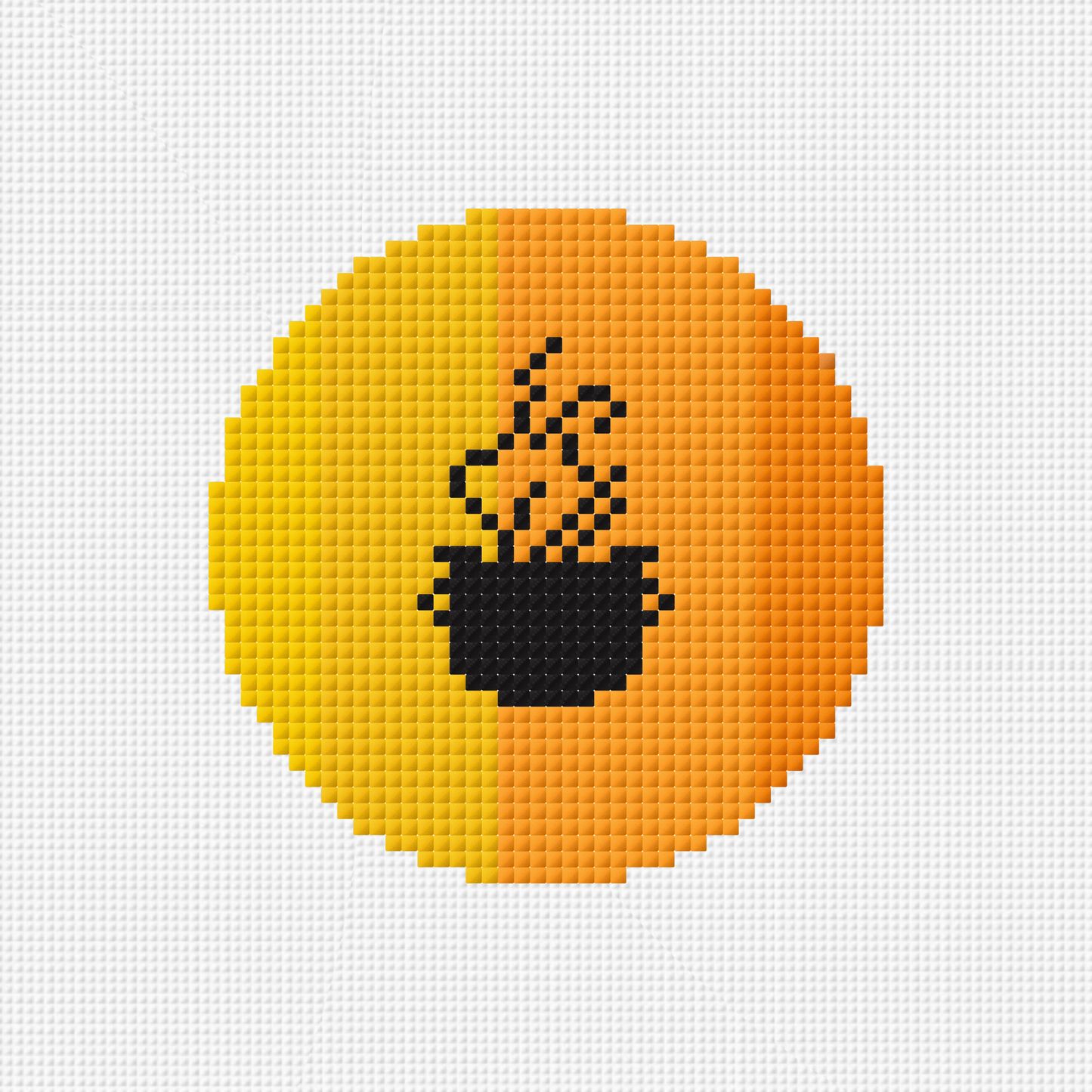 Mini Cauldron Cross Stitch Pattern