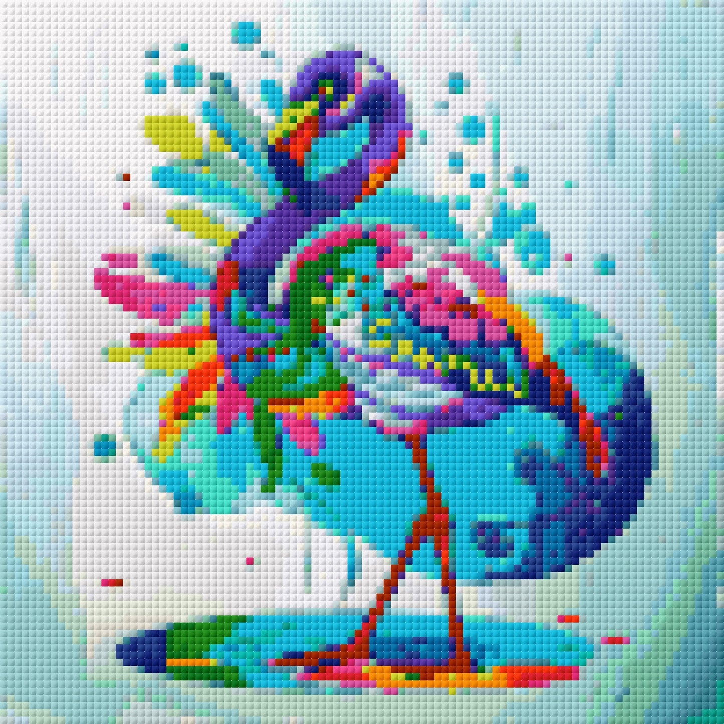 Flamingo Spirit Animal Cross Stitch Pattern