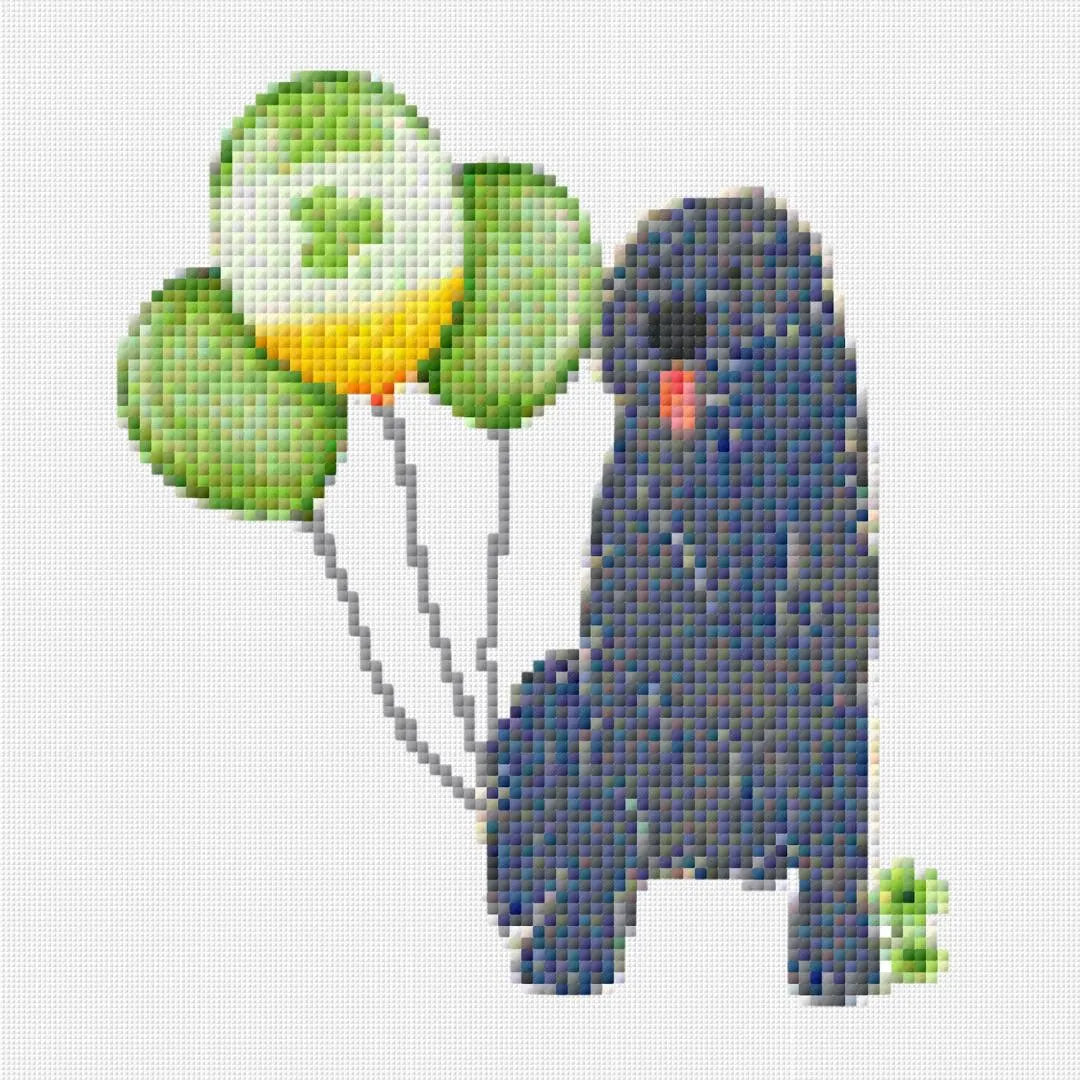 Irish Wolfhound Cross Stitch Pattern