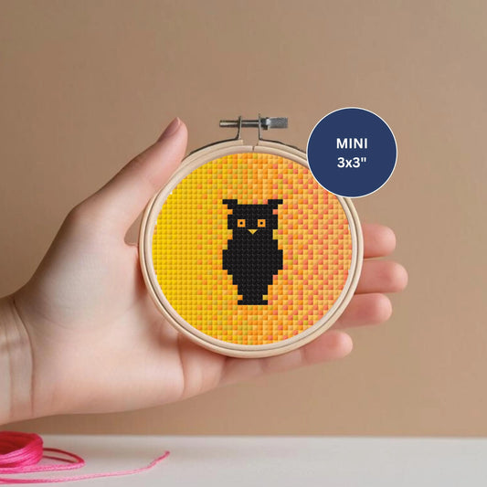 Mini Owl Cross Stitch Pattern